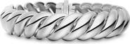 David Yurman Sculpted Cable Bracelet in Sterling Silver, 14mm