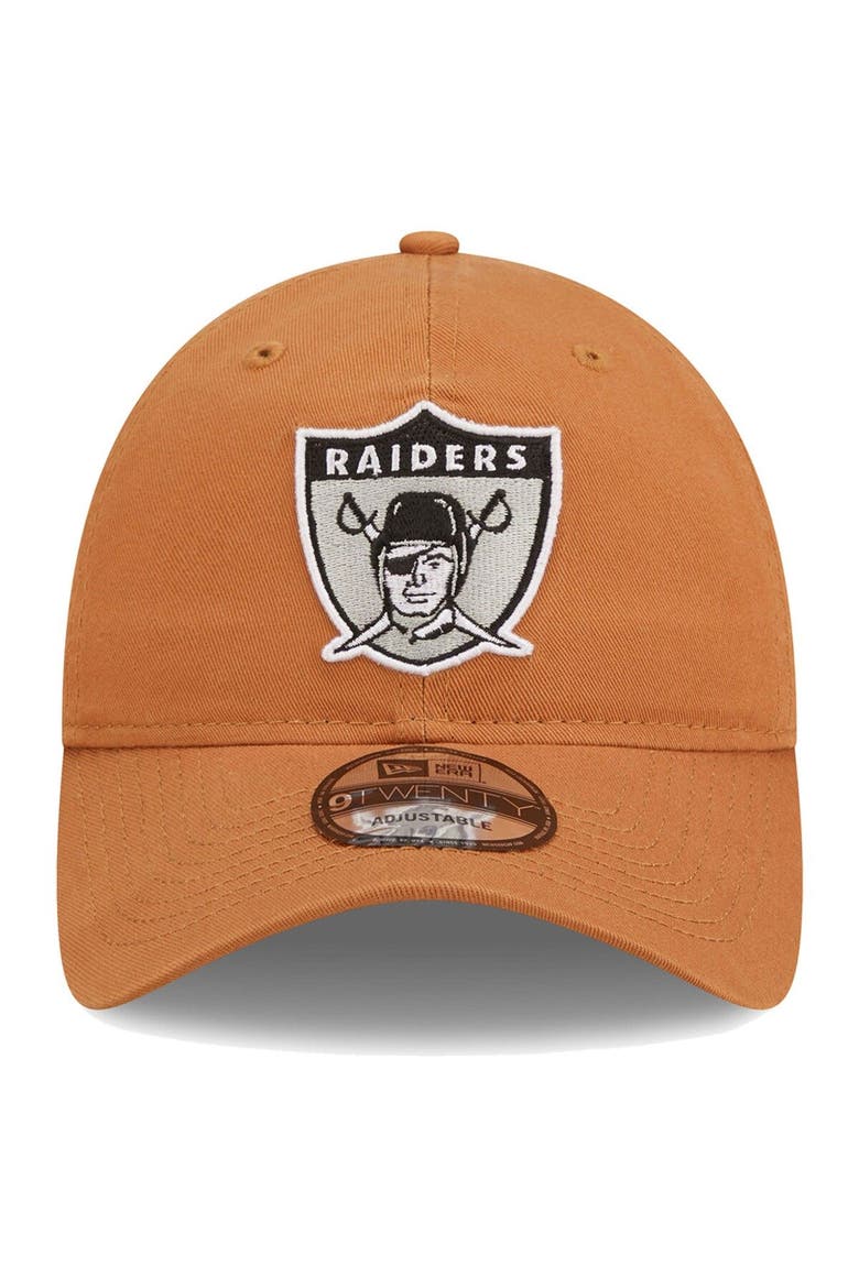 Men's New Era Brown Las Vegas Raiders Core Classic 2.0 9TWENTY Adjustable Hat, Alternate, color, Brown