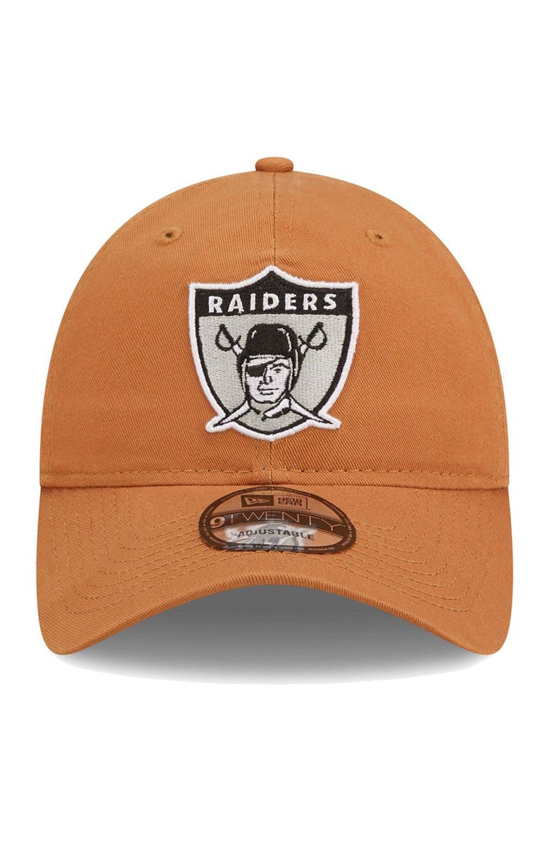 New Era Men's New Era Brown Las Vegas Raiders Core Classic 2.0 9TWENTY Adjustable Hat, Alternate, color, 