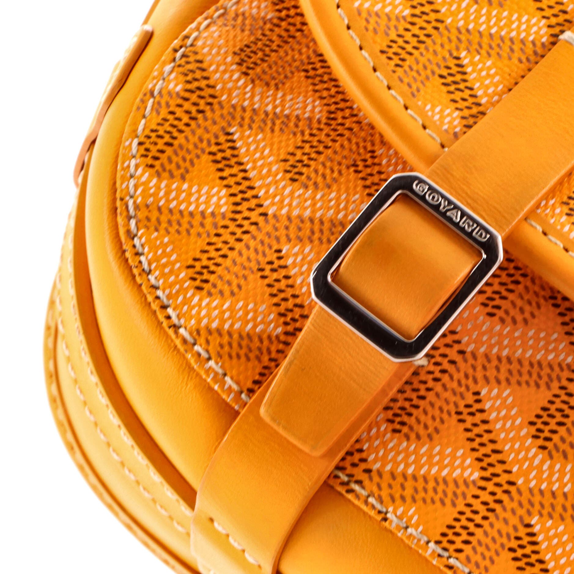 Pre-Owned Goyard Belvedere Messenger Bag Coated Canvas PM, Alternate, color, Yellow