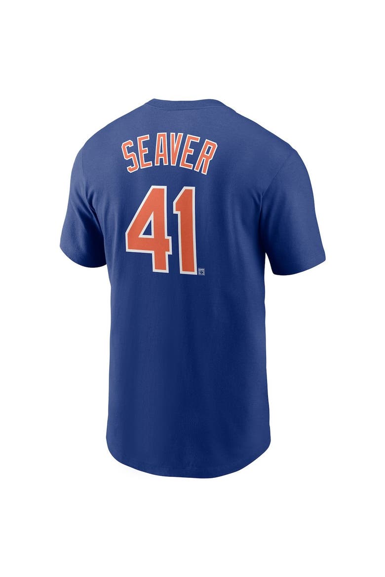 Men's Nike Tom Seaver Royal New York Mets Cooperstown Collection Name & Number T-Shirt, Alternate, color, Royal