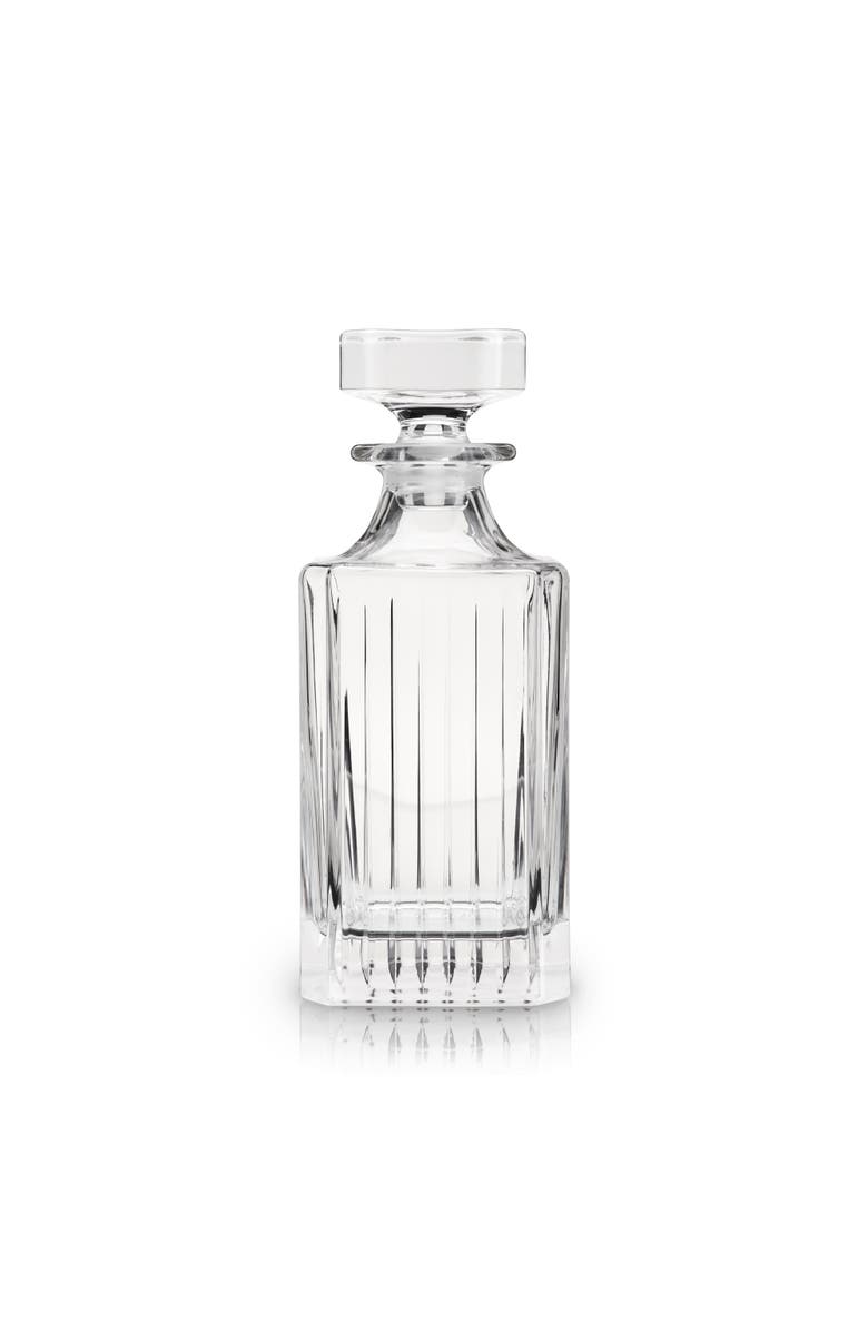 Viski Reserve Milo Crystal Liquor Decanter, Main, color, Clear