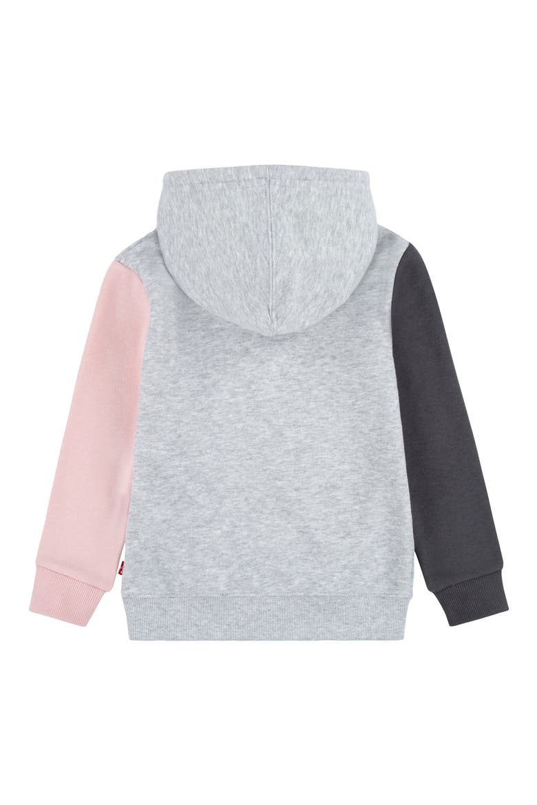 Colorblocked Hoodie, Alternate, color, LIGHT GREY HEATHER