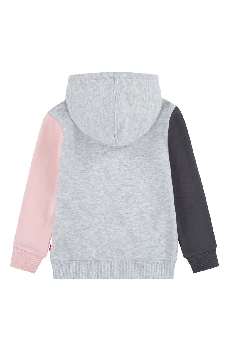 Levi's Colorblocked Hoodie, Alternate, color, Light Grey Heather