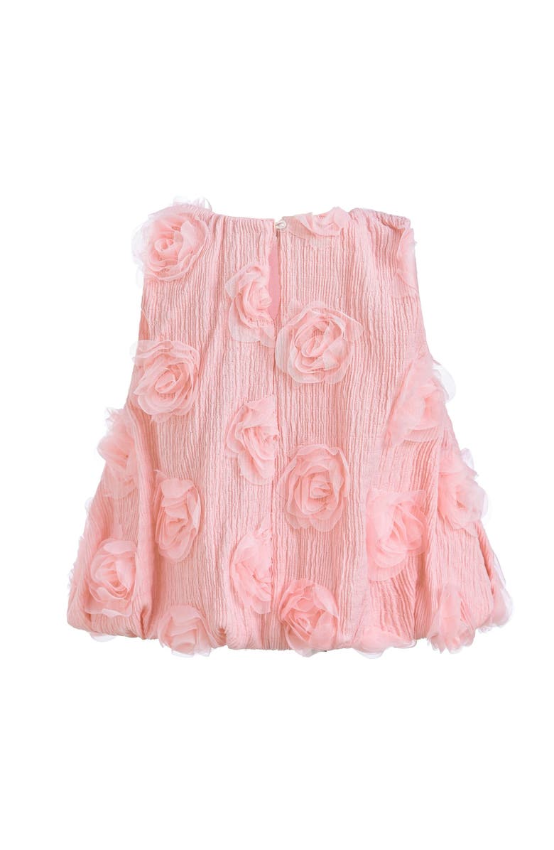 Tulleen Bow Flower Sleeveless Dress, Alternate, color,