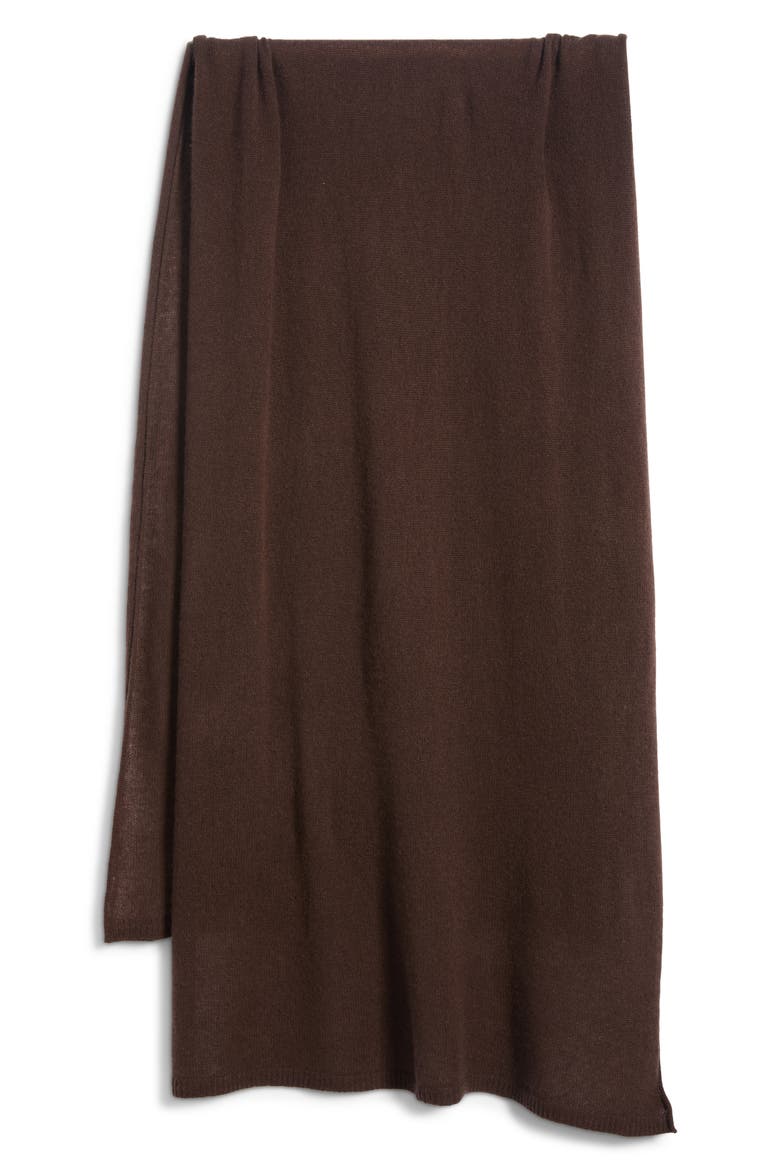 Cashmere Scarf, Alternate, color, BROWN MOLE