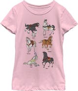 Disney Girl's Disney Favorite Horse Characters  Graphic T-Shirt