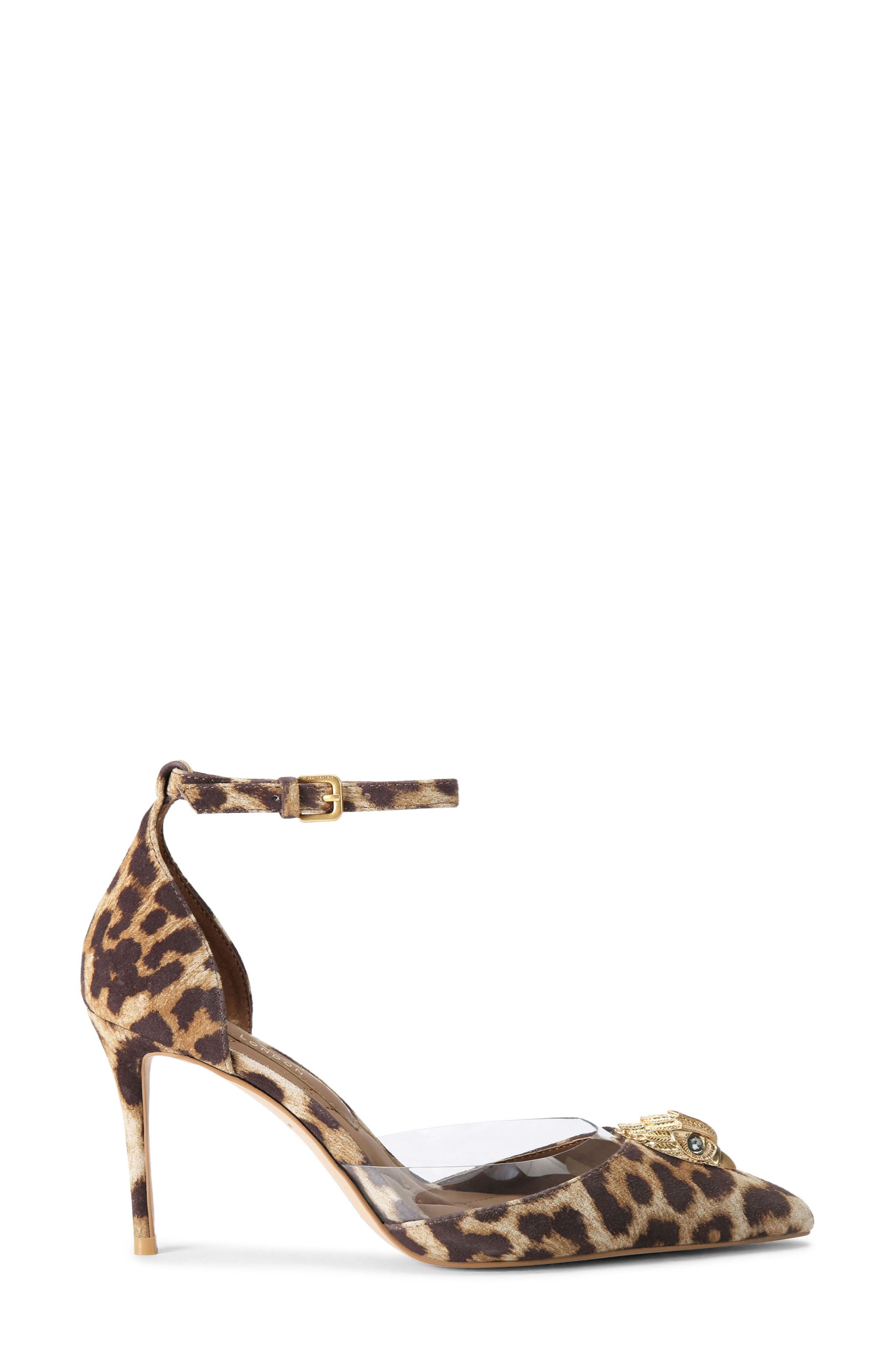 Kurt Geiger London Belgravia Eagle Ankle Strap Pointed Toe Pump, Main, color, 