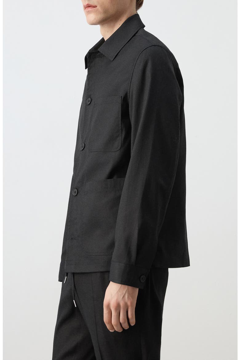 Patch Pocket Jacket, Alternate, color, BLACK