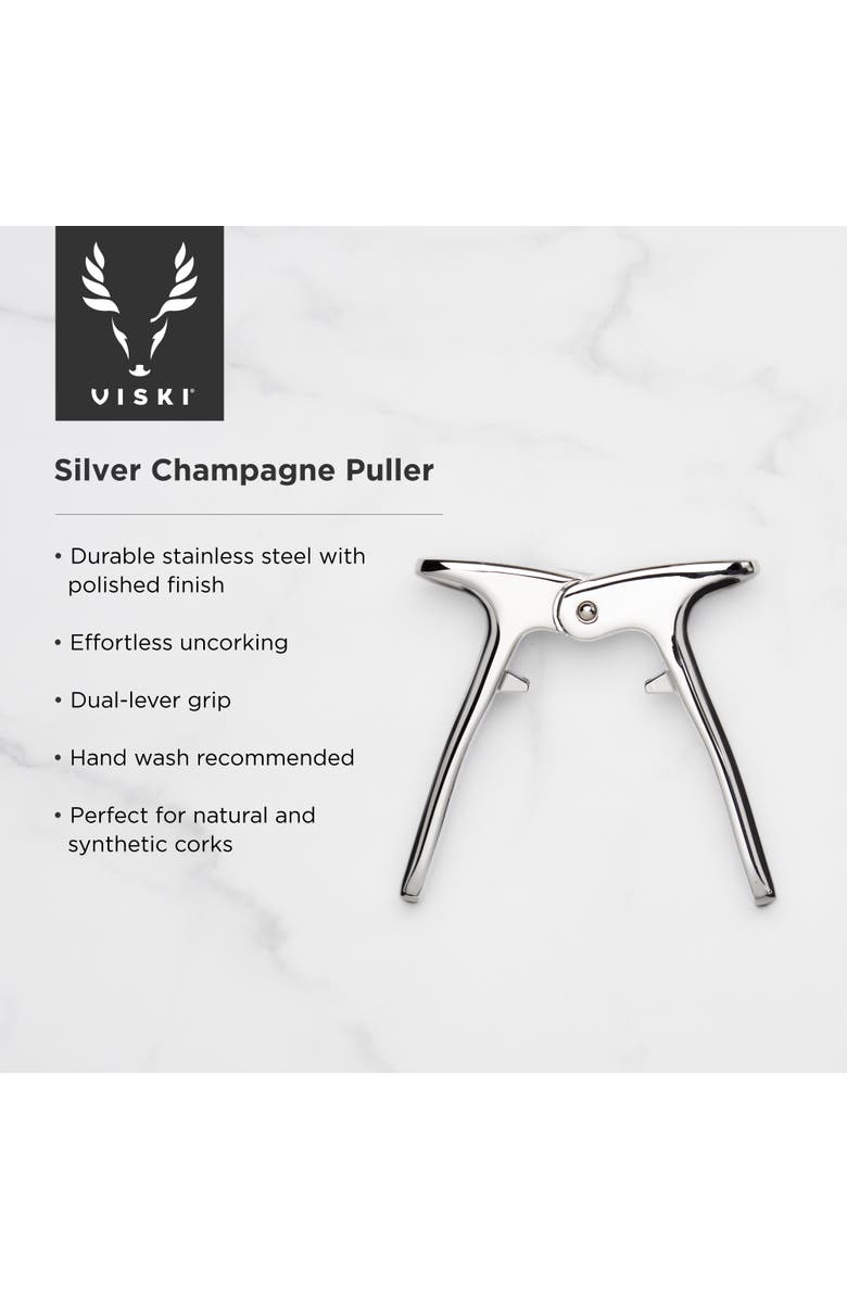 Viski Harrison Champagne Puller, Alternate, color,