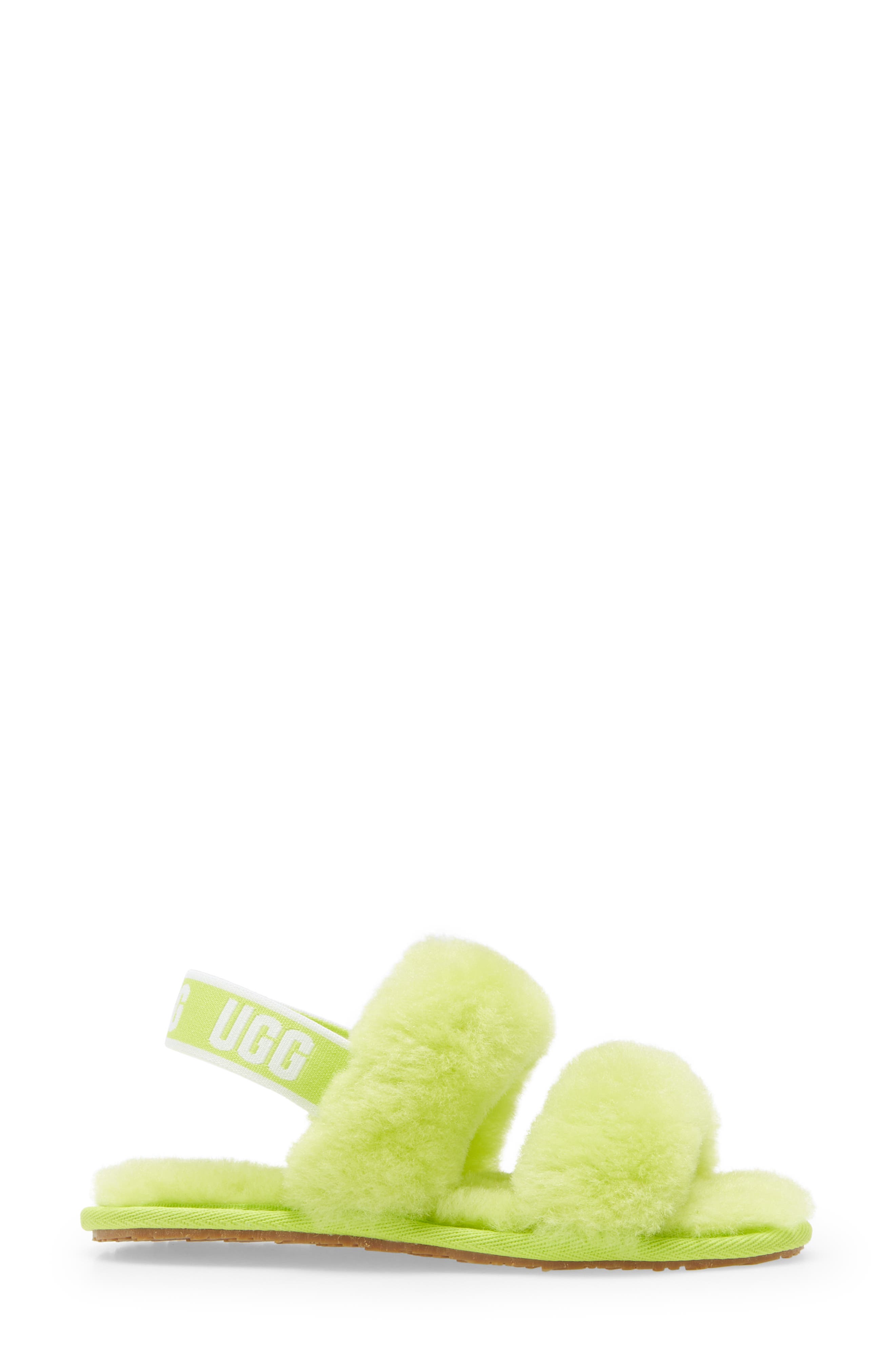 UGG<sup>®</sup> Oh Yeah Genuine Shearling Slingback Slipper, Alternate, color, 