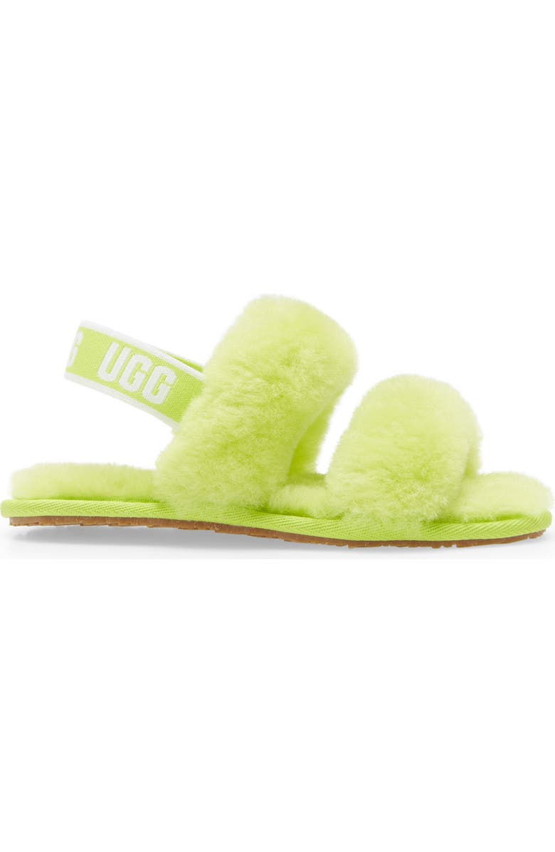 UGG<sup>®</sup> Oh Yeah Genuine Shearling Slingback Slipper, Alternate, color,