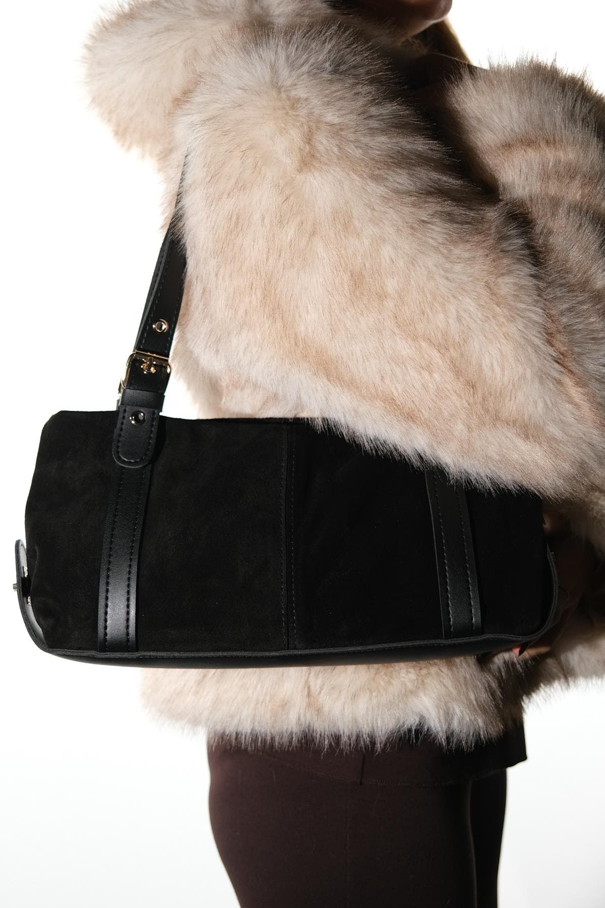 Forever 
Always Shoes NERINA Leather Shoulder Bag, Alternate, color, 