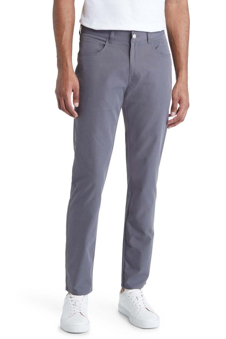 Regular Fit Performance Pants, Main, color, IRON