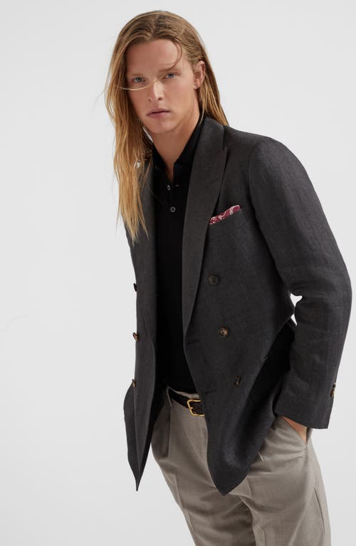 Brunello Cucinelli Cotton Polo Shirt In Black