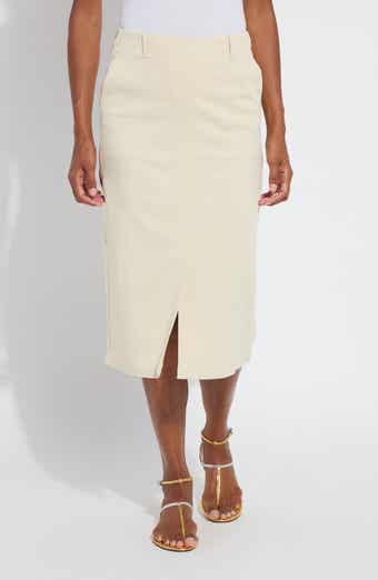 Lysse Pamela Utilitarian Stretch Twill Pencil Skirt