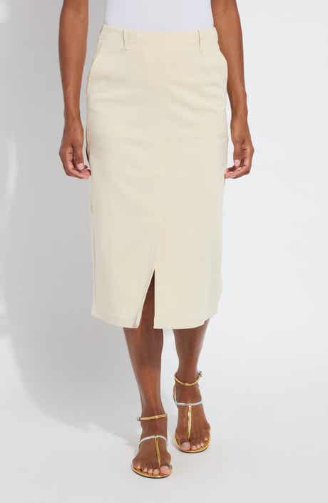 Lysse Pamela Utilitarian Stretch Twill Pencil Skirt