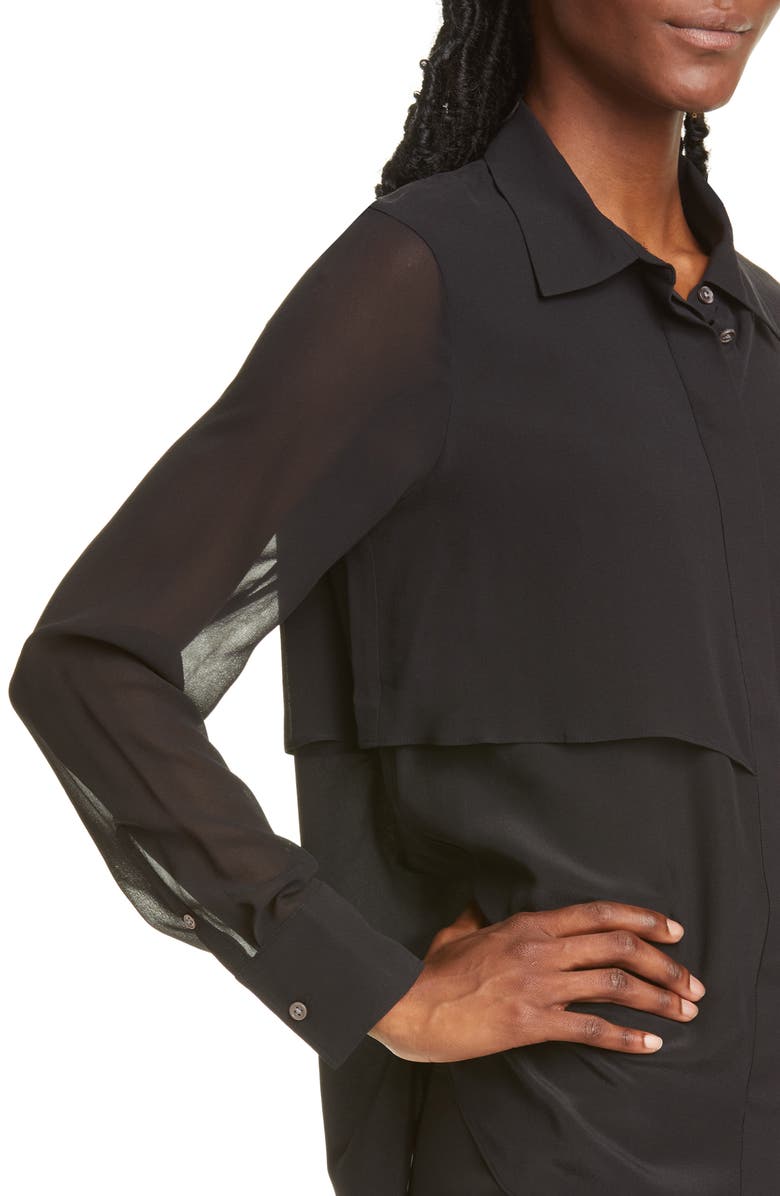 Club Monaco Bernee Silk Shirt, Alternate, color,