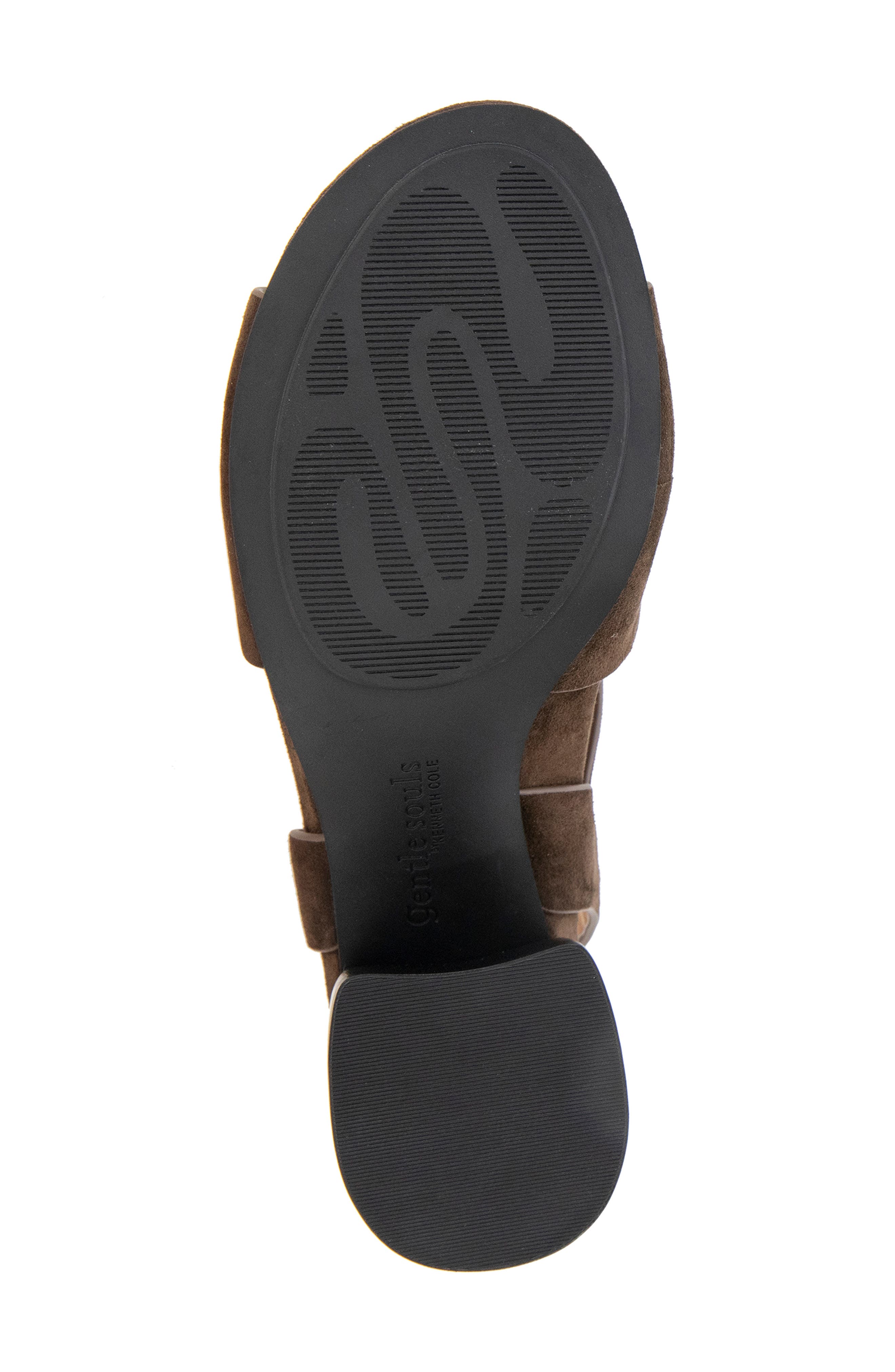 Gentle Souls Mela Crisscross Sandal, Alternate, color, Chocolate Suede