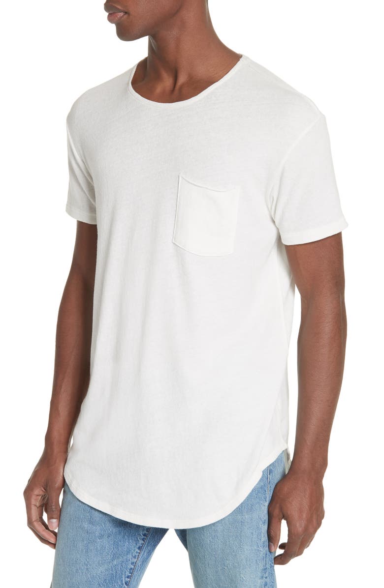 R13 Pocket T-Shirt, Alternate, color, White