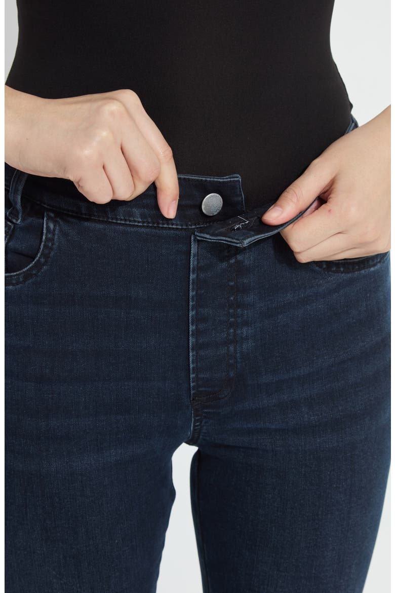 Lena Baby Bootcut Jeans, Alternate, color, CARBON INDIGO