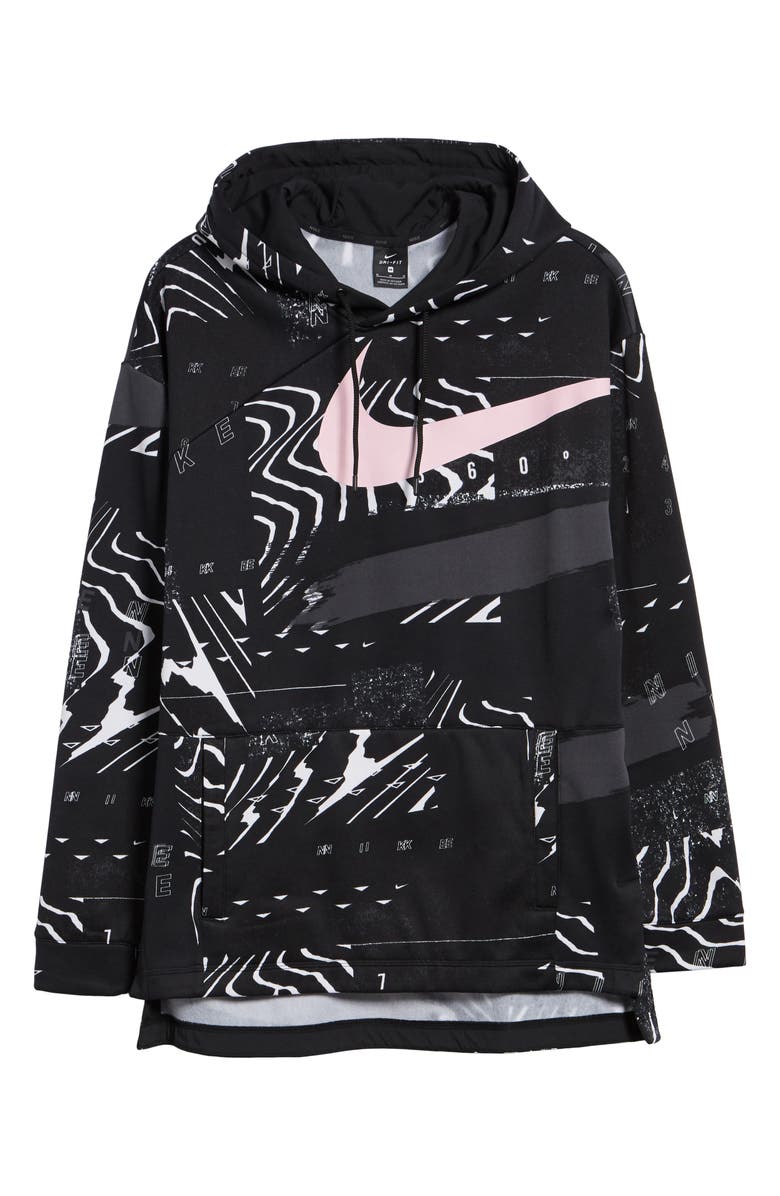 Nike 3.0 Therma-FIT Hoodie, Alternate, color, Black/ White/ Pink Foam