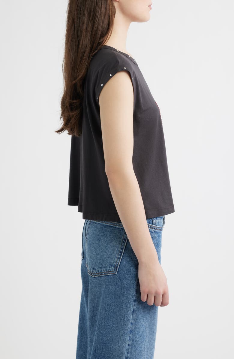 Daydreamer The Roxy Rhinestone Graphic T-Shirt, Alternate, color, Reactive Black