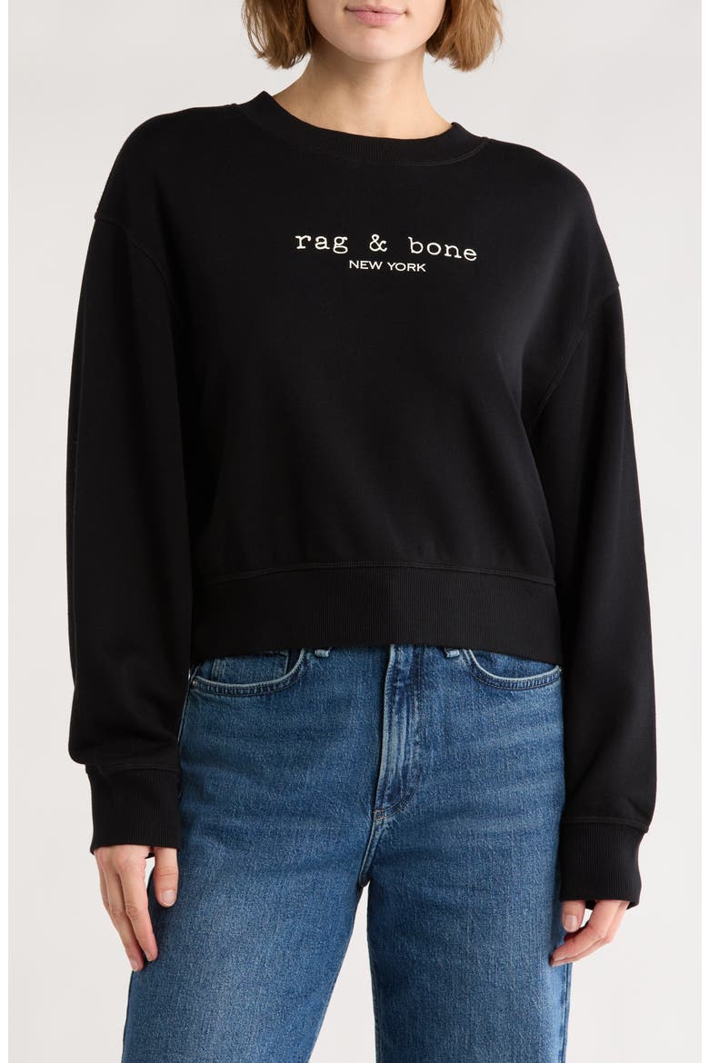 rag & bone Logo Terry Sweatshirt (Women) | Nordstromrack
