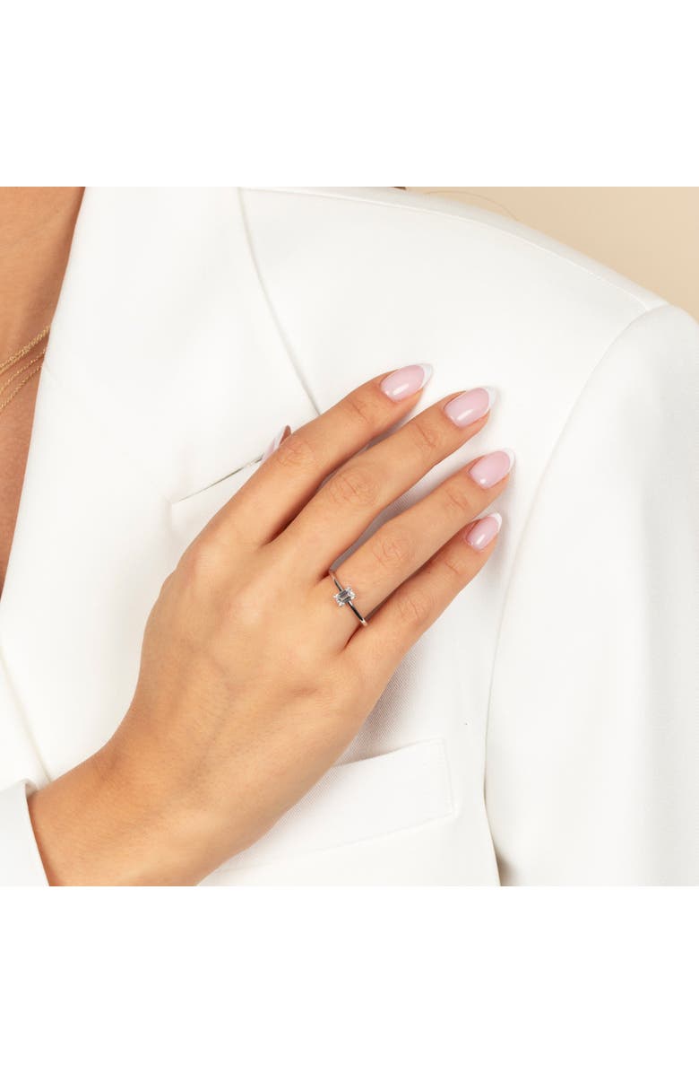 BY ADINA EDEN Lab Grown Diamond Emerald Engagement Ring 14K, Alternate, color, 