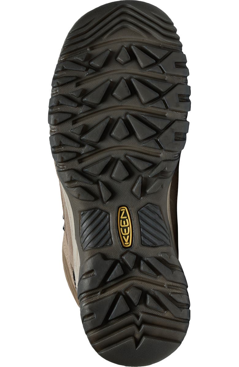 KEEN Targhee IV Waterproof Mid Hiking Shoe, Alternate, color, Brindle/ Canteen