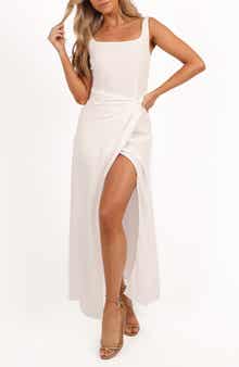 Petal & Pup Nadea Wrap Front Sheath Dress