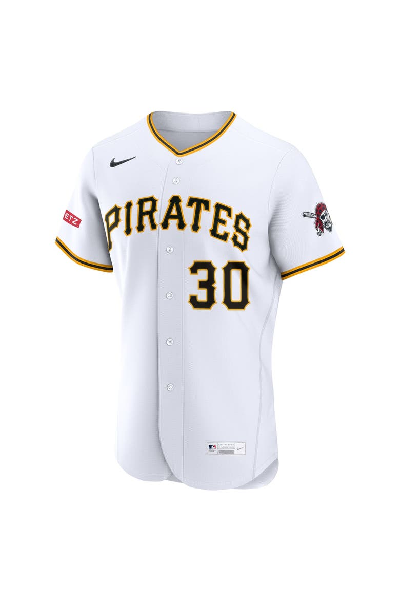 Men's Nike Paul Skenes White Pittsburgh Pirates Home Authentic Sponsor Patch Jersey, Alternate, color, White