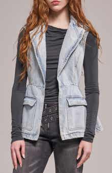 Ryn Denim Peplum Vest