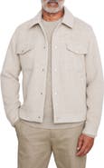 Vince Wool Blend Trucker Jacket