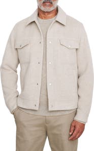 Vince Wool Blend Trucker Jacket