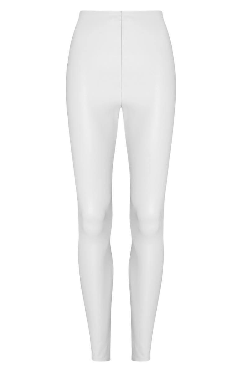 Commando Faux Leather Legging, Alternate, color, White