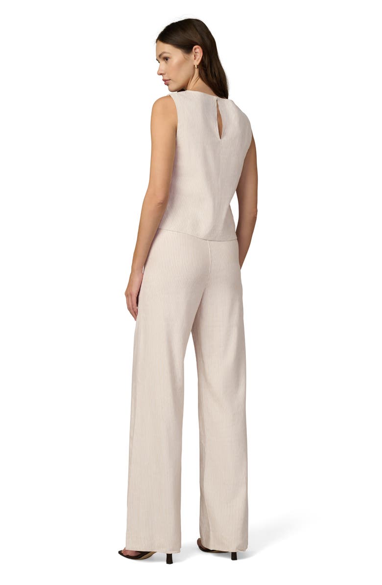 Joe's The Clean Stripe Wide Leg Linen Blend Pants, Alternate, color, Mirco Stripe