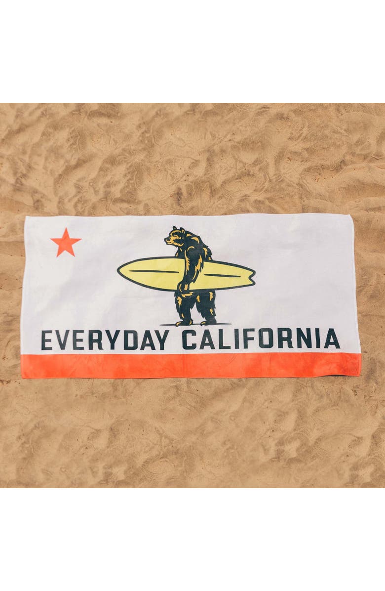 Everyday California Brutus Flag Beach Towel, Alternate, color, 