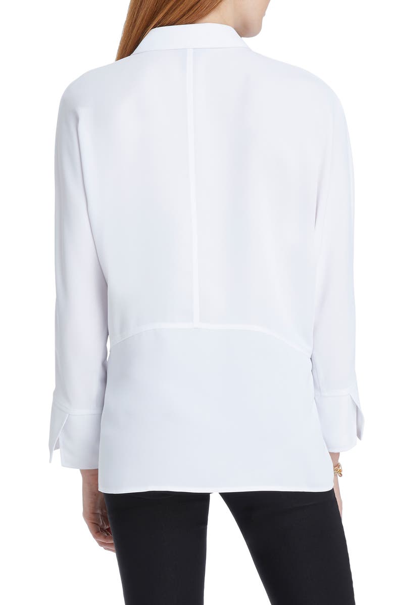 NIC+ZOE Flowing Ease Blouse, Alternate, color, Paper White