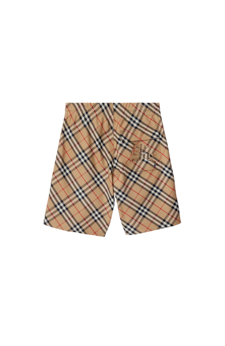 Burberry Check Shorts, Alternate, color, Sand