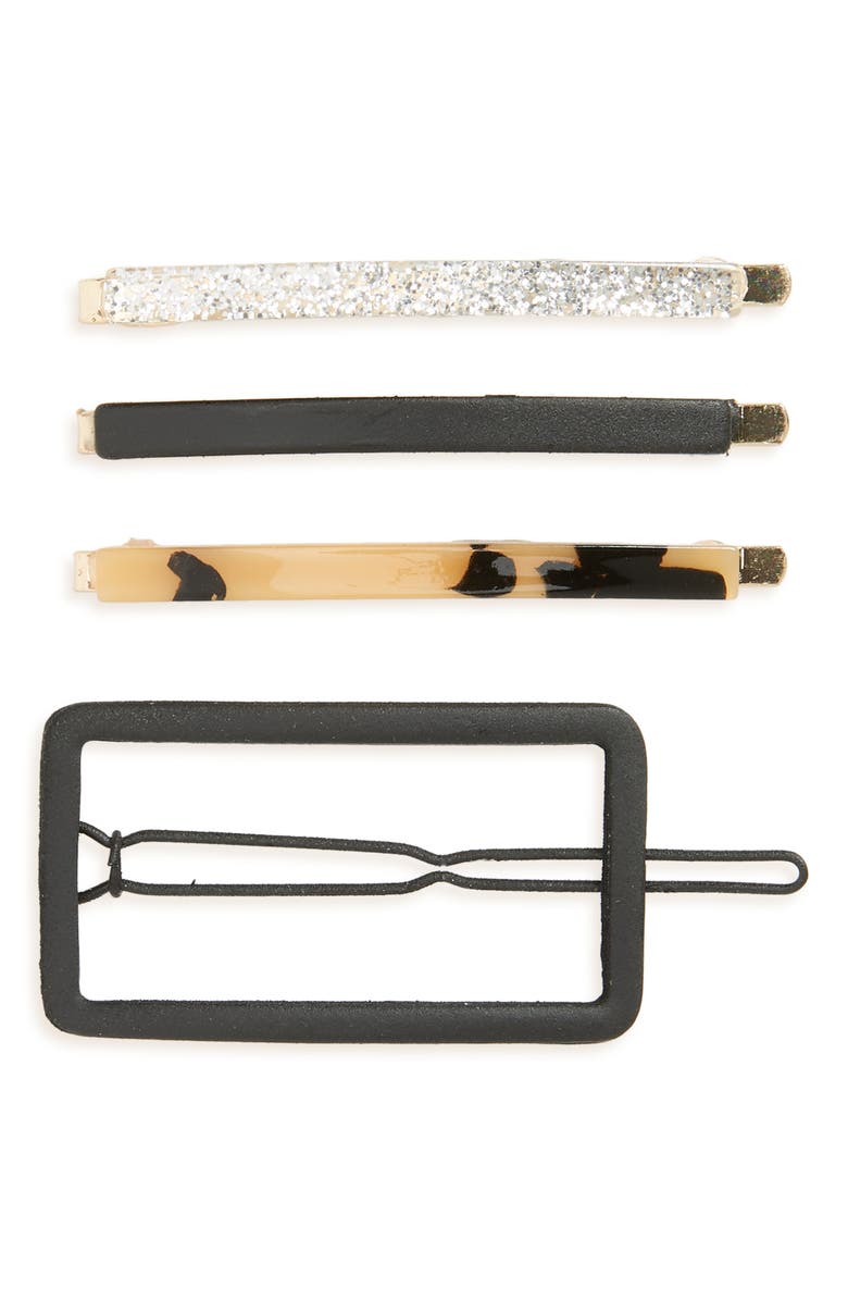 BP. Set of 4 Hair Clips, Main, color,