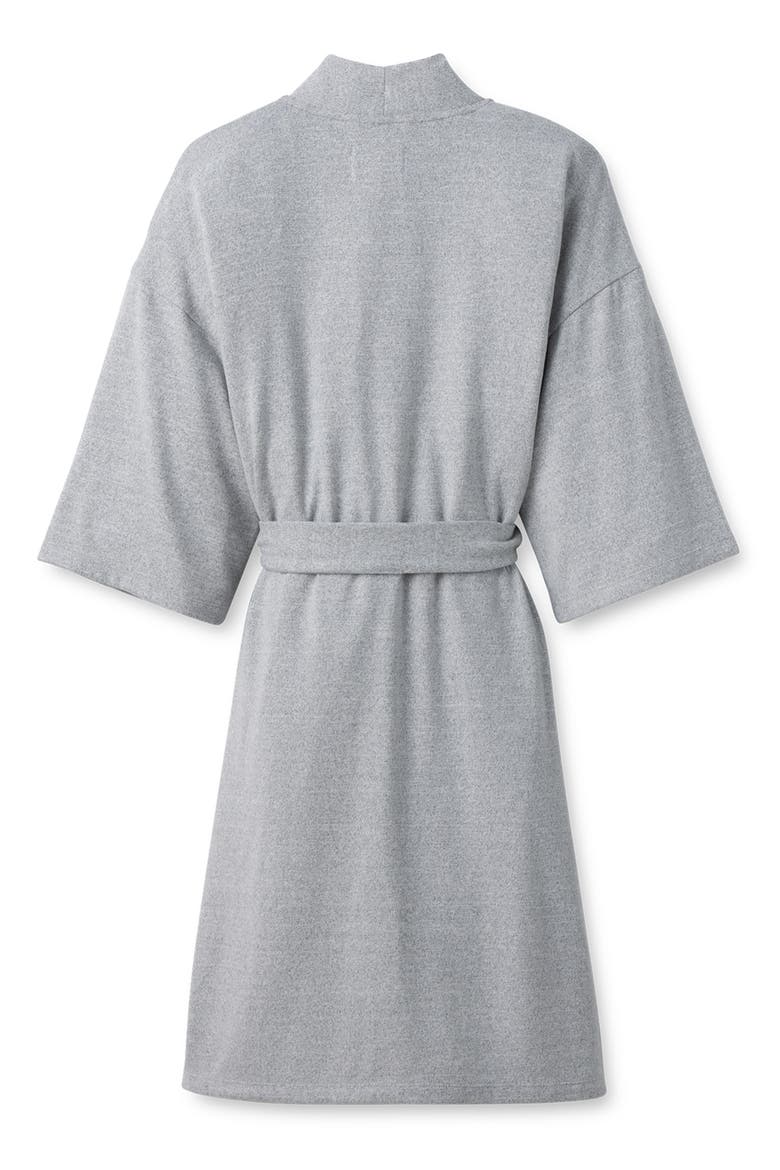 Monrose Short Robe, Alternate, color, GREY HEATHER