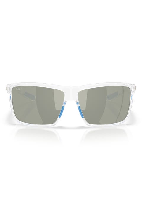 Rinconcito 60mm Polarized Rectangular Sunglasses