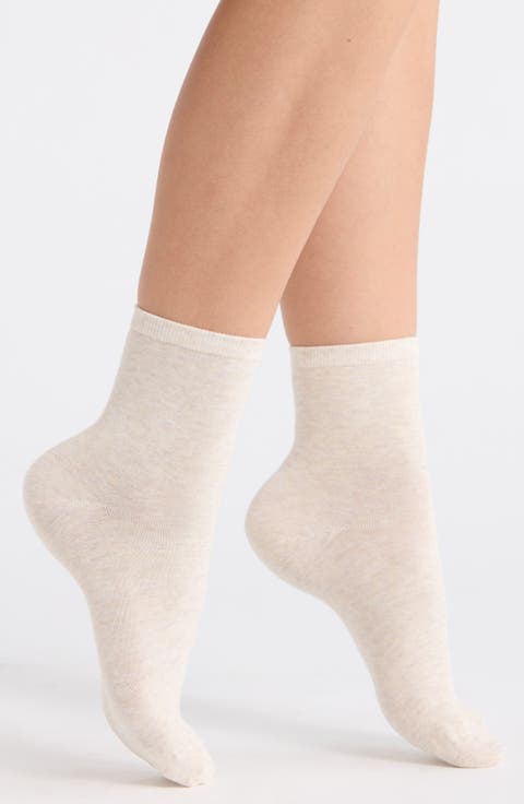 Everyday Low Flat Knit Crew Socks