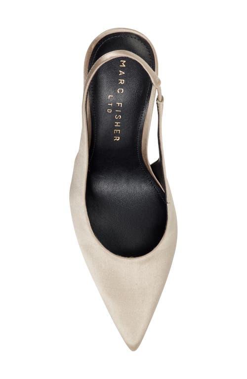 Marc Fisher Ltd Leynne Slingback Pointed Toe Pump In Neutral