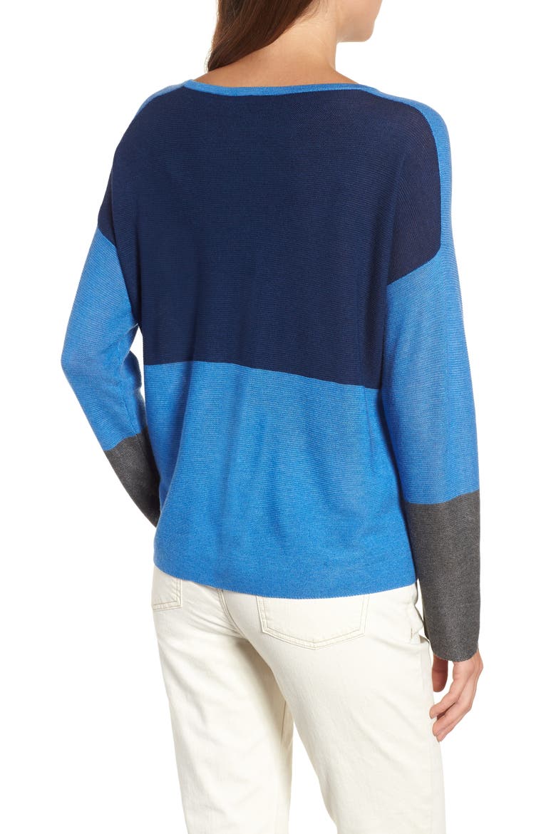 Colorblock Sweater, Alternate, color, CELESTIAL