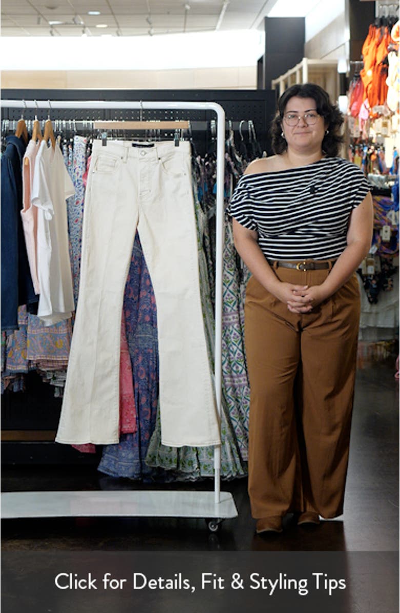 Beverly High Waist Skinny Flare Jeans, sales video thumbnail