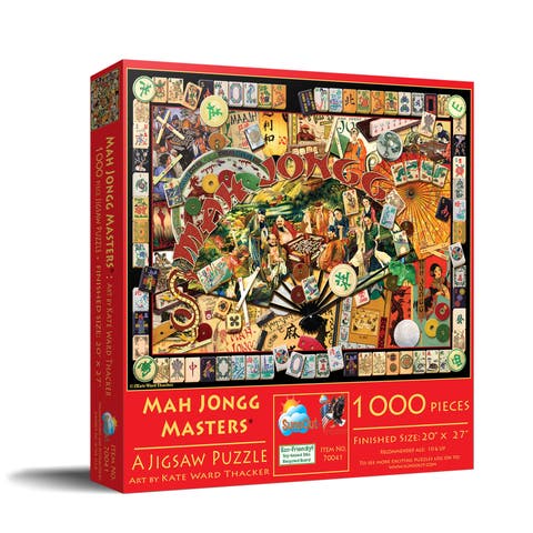 Mah Jongg Masters 1000 piece Jigsaw Puzzle for Adults