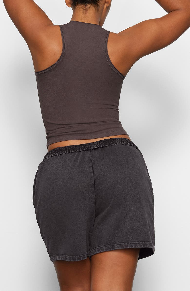 SKIMS Boyfriend Fleece Lounge Shorts, Alternate, color,