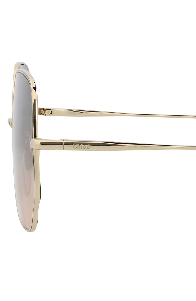 Chloé 60mm Butterfly Sunglasses, Alternate, color, 